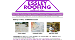 Desktop Screenshot of essleyroofing.com